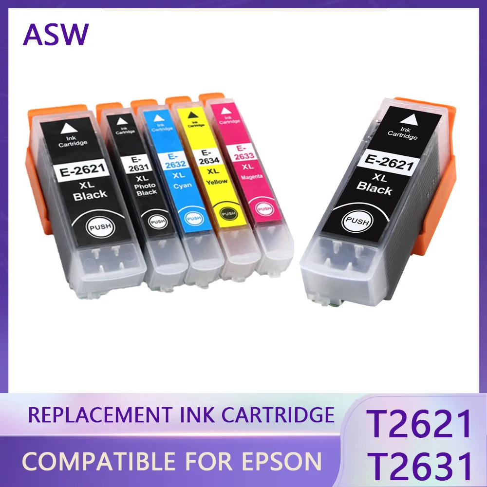 

Compatible For Epson T2621 (26XL) | For Expression Premium XP 510 520 600 605 610 615 620 625 700 710 720 800 810 820 Printer