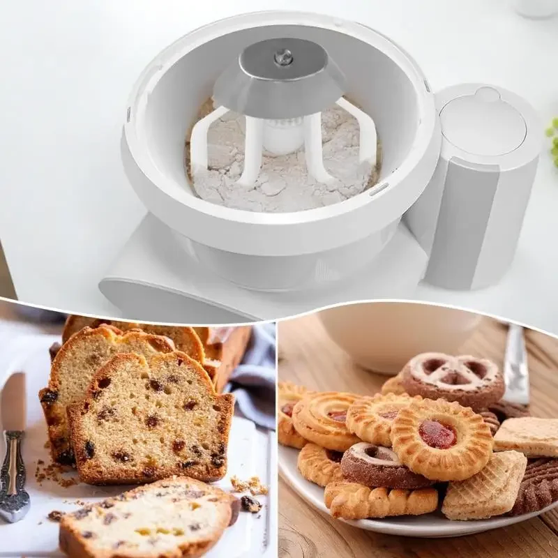 효율적인 금속 털 드라이브 베이킹 도구 타자 반죽과 소스 X7XA의 빠르고 균일한 교반을 위한 플라스틱 질감