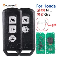 รถรีโมทกุญแจสําหรับ Honda ADV SH 150i 300i Forza PCX X-ADV รถจักรยานยนต์สกู๊ตเตอร์ K01 K77 K96 K97 433MHz ID47 ชิปสมาร์ท Fob แบตเตอรี่