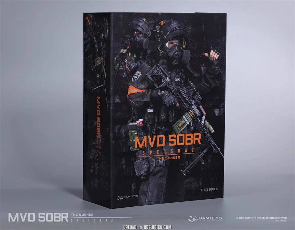 In Stock DAMTOYS DAM 78095 RUSSIAN Spetsnaz MVD SOBR PKM Gunner