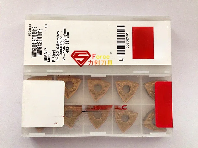 

CNC Blade WNMG080412-TM T9015/9025/T9115/9125 Special for Steel Parts Car Accessories Milwaukee