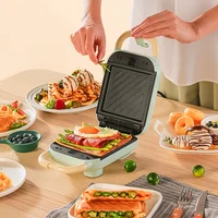 650W Electric Sandwich Maker Multifunction Waffle Maker Household Toaster Automatic Breakfast Machine With 5 Nonstick Bakeware 1