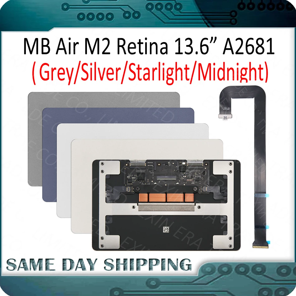 New A2681 Trackpad for MacBook Air Retina 13.6" M2 Force Touch Touchpad Grey Silver Starlight Midnight Color EMC4074 2022 Year