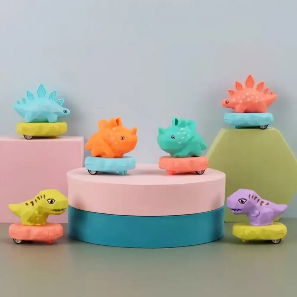 

Dinosaur Toy Car Pull Back Dinosaur Car 6pcs Dinosaur Pull Back Car Toy Set for Kids Toddlers No Battery Inertia Drive Mini Dino