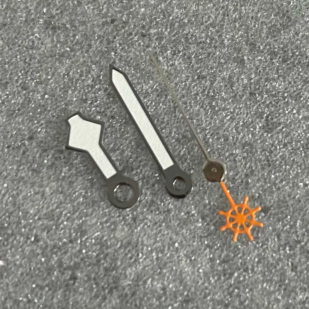 

Стрелки часов мужские, зеленые, подержанные, со снежинкой, тригемные, запасные части для NH35, NH36, 4R, 7S Move