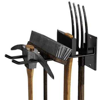 Ganci per sistema di archiviazione di attrezzi Supporto da parete per garage Organizzatore multiuso per attrezzi da giardino per gancio da parete per garage di magazzino 1