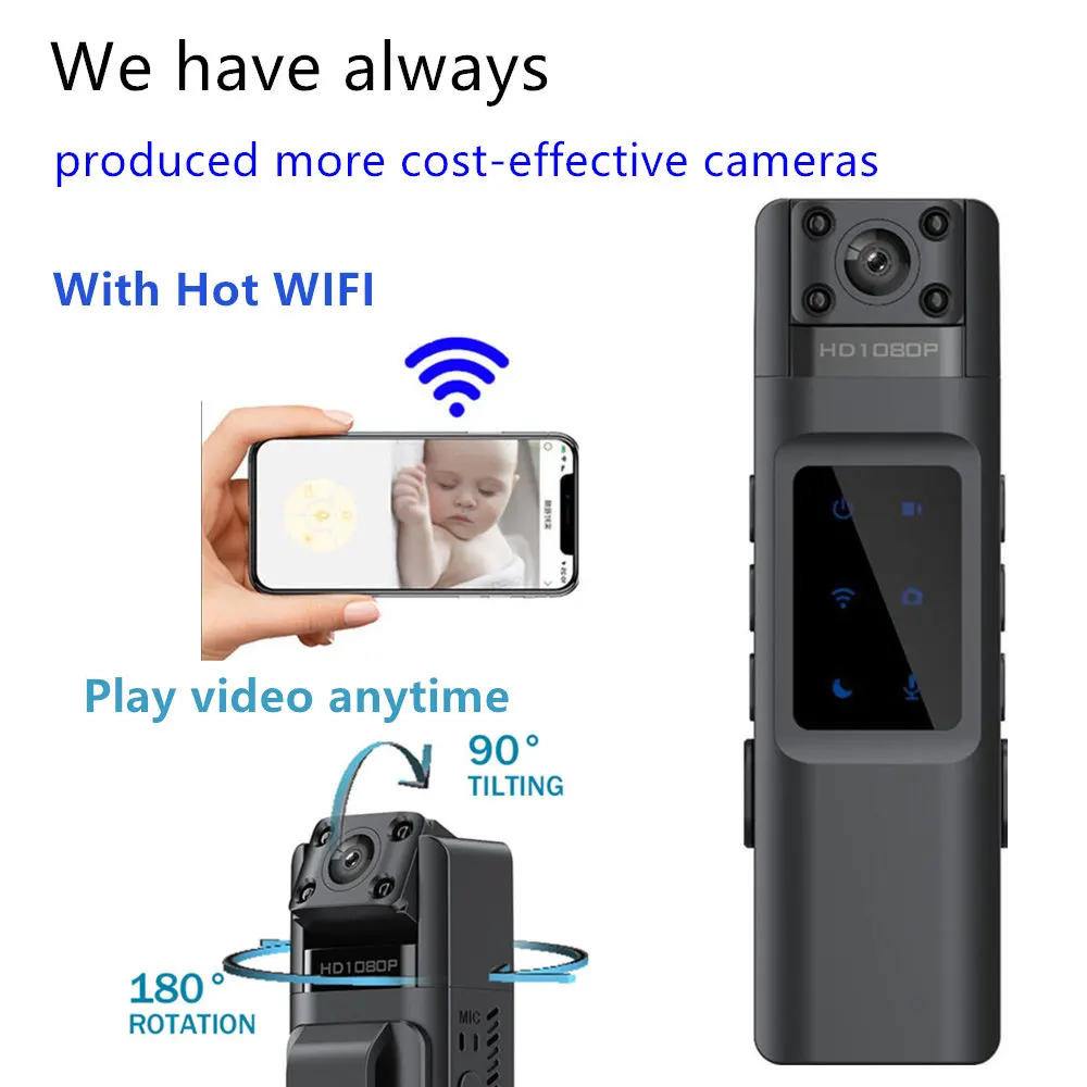 1080P Mini Camera Motion Detection Portable Digital Video Recorder Body Camera Night Vision Recorder Miniature Camcorder body camera mini digital camera mini camera