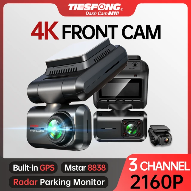 4k Wifi Gps Dash Cam Front And Rear, Double Objectif Caméra De Bord Sans Fil  Pour Voitures Écran 2,45, G-sensor, Enregistrement En Boucle, Moniteur De  Stationnement 7/24h