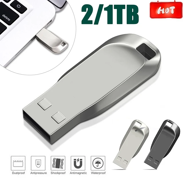 High Speed USB 3.0 2TB Metal Pen Drive 1TB Black Cle Usb Flash Drives 512GB  Pendrive Portable SSD Usb Stick Disk Free Shipping - AliExpress