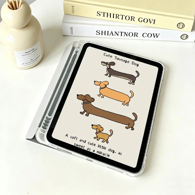 Tri-Fold TPU Bumper Protective Tablet Case