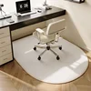 Office Chair Mat Study Rugs for Bedroom Anti-slip Soundproof Floor Mats Simplicity Beige Carpet Non-slip Wear-resistant Rug 러그 3