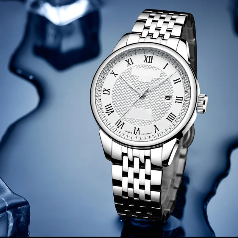 Luxury Men's Quartz Watches for Man Quartz Wristwatches Male Stainless Steel Brand Waterproof Design Men Watches Mechanical