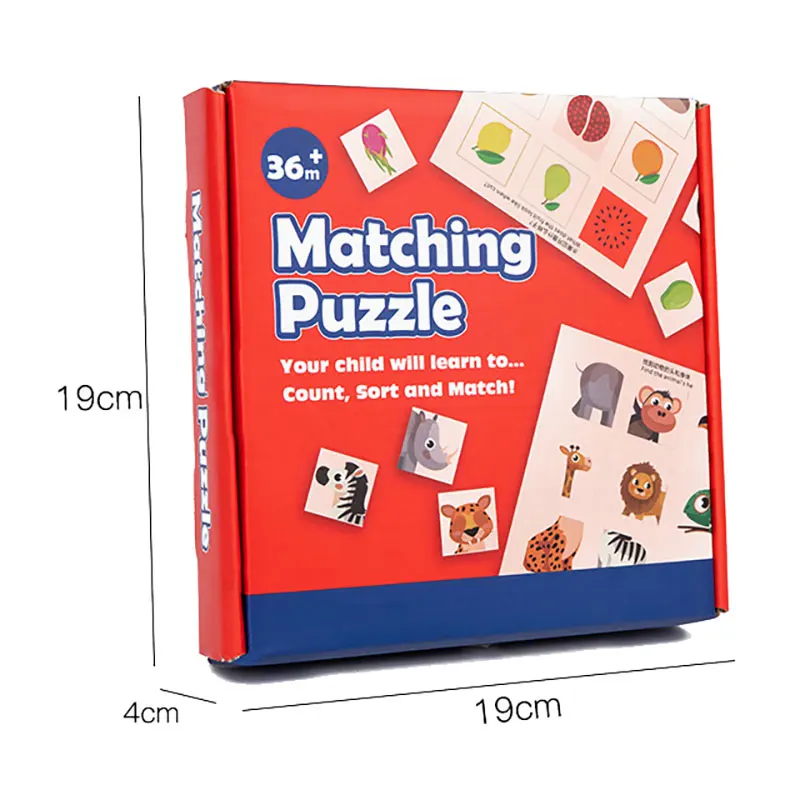 Wooden Logical Thinking Puzzle Matching Game for Kids