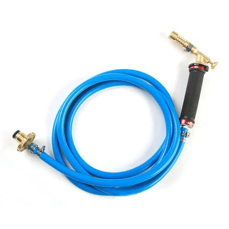 Kit torche de soudage au gaz liquéfié avec tuyau de 2,5 m pour usage domestique Kit torche de soudage au gaz liquéfié avec tuyau de 2,5 m pour usage domestique