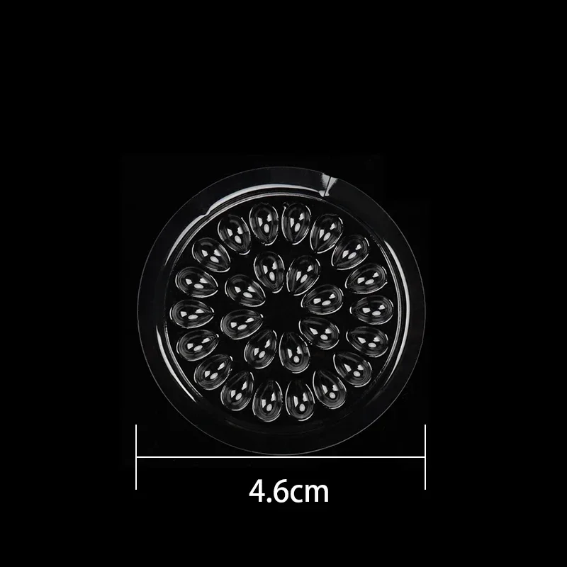 Holder Sticker Extension  Eyelash HOT 100 pcs Disposable Glue Adhesive Pallet For Eyelash Makeup Tools Plastic Flower Eyelash