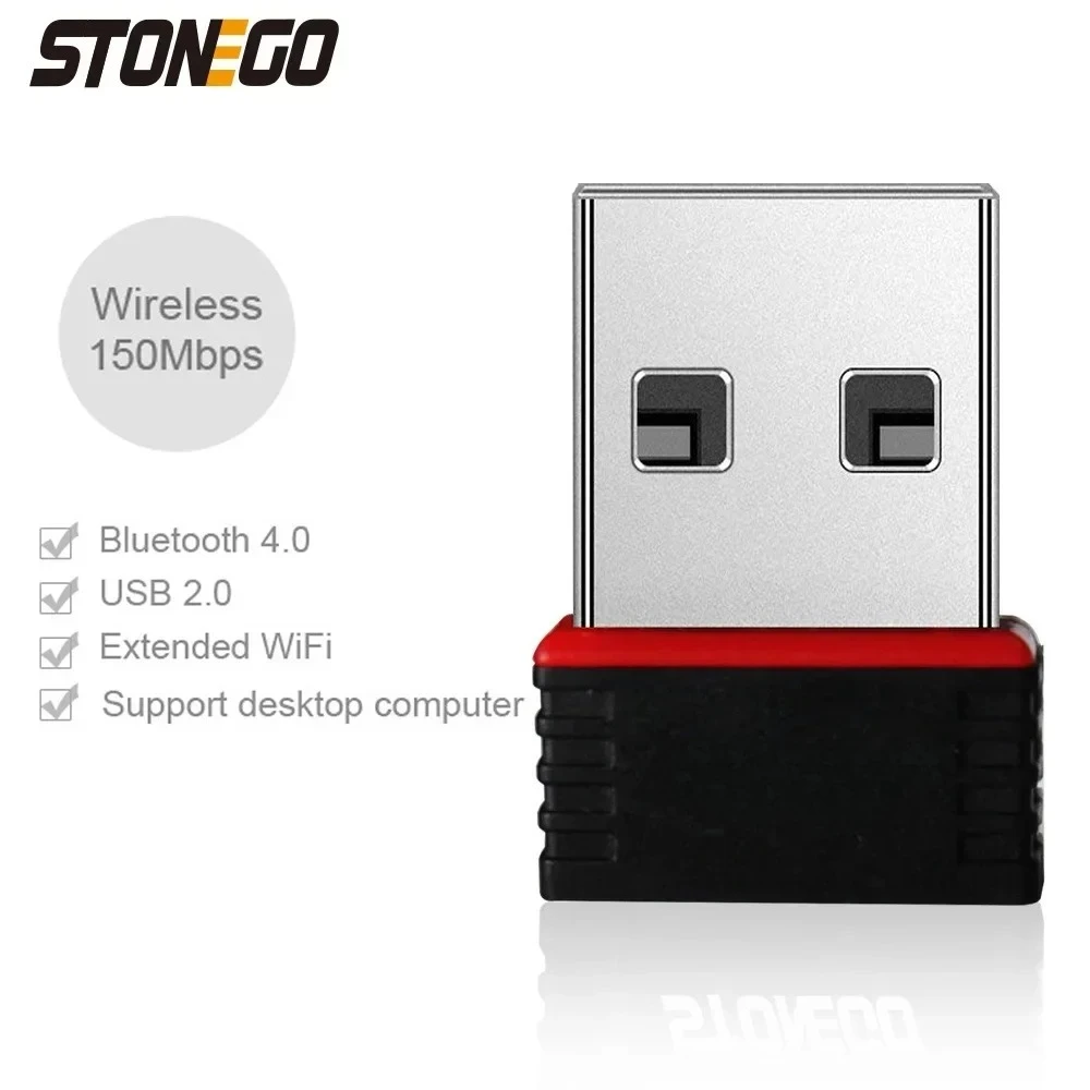Wi Fi 블루투스 4 0 나노 USB 어댑터 무선 네트워크 듀얼 동글 송신기 신호 수신기