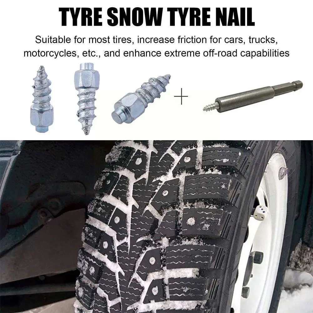 12mm Car Tire Studs Anti Slip Screws Nails Auto Motorcycle Spikes Anti