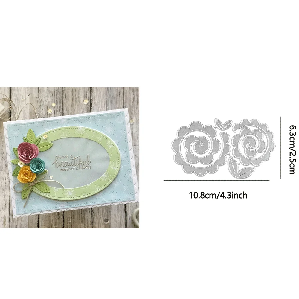 Magischer Iris, gewellte Add-on-Metall-Stanzformen, Prägung, gestanzter Bienenstock für DIY-Kartenherstellung, Scrapbooking, Bastelbedarf – Detail 12