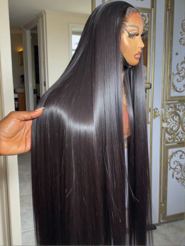 Lace Front Wig 13x6 Hd Lace Brazilian Bone Straight Front Human Hair For Women