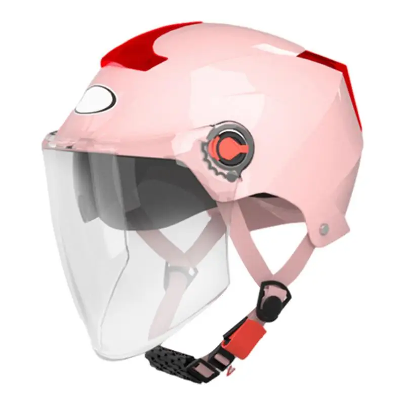 

Retro Motorcycle Helmets 3/4 Half Adult Dirt Bike Open Face Helmets With Sun Visor Quick Release Helmets For Riding Men Women