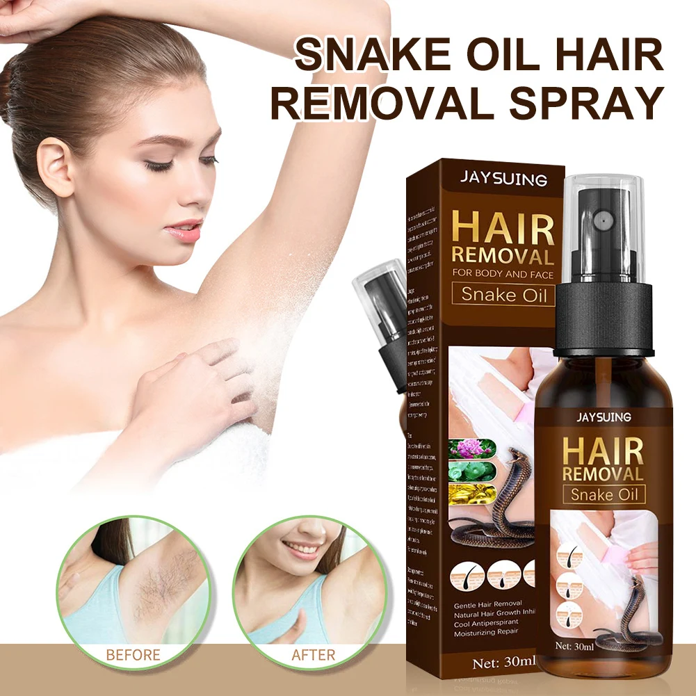 Змеиное масло для удаления волос спрей предотвращения роста безболезненное