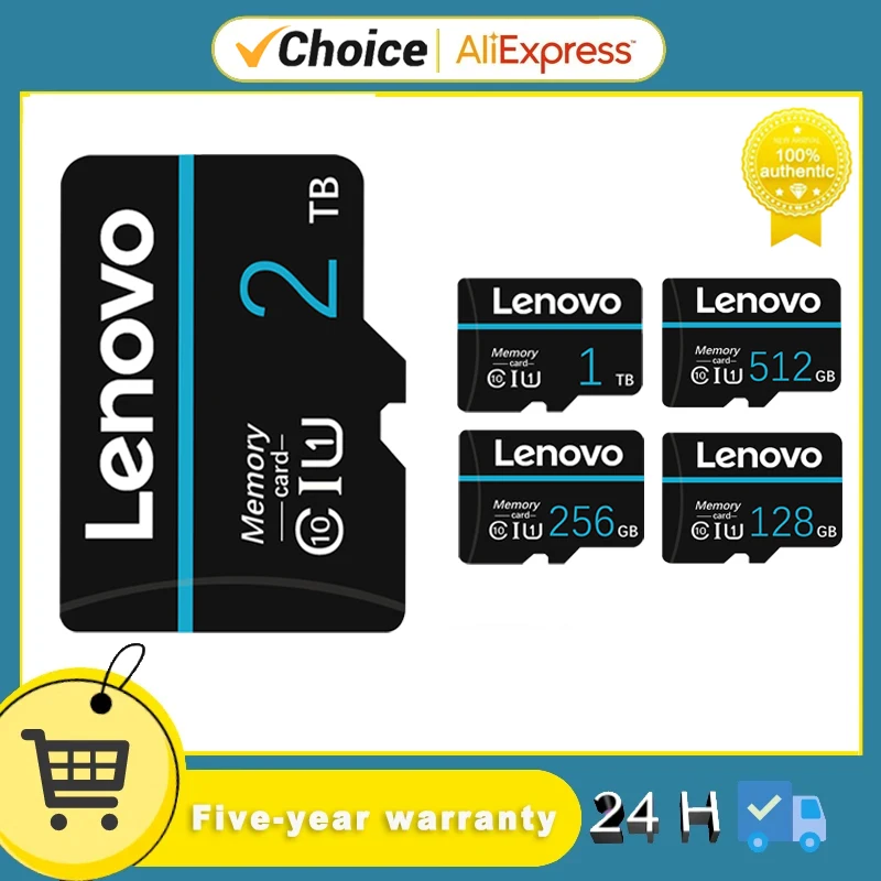 Originale Lenovo Mini Sd Card 128Gb Class10 Memory Card 256Gb Micro Flash Card 512Gb Cartao De Memoria Micro Card 1/2Tb Per Telefono