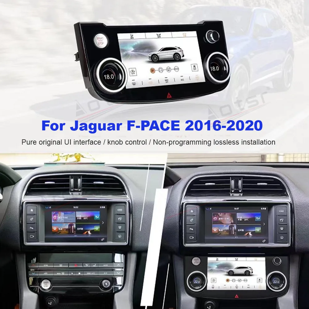 

Air Conditioning Climate Board For Jaguar F PACE 2016 2017 2018 2019 2020 Voice Control LCD Touch Climate Control Screen PANEL