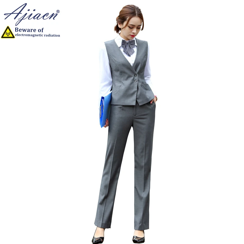 Anti Radiation Women Business Coat for Mobile Phone Computer WIFI Protection