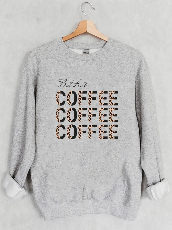 Рисунок 3 - Кофейный свитшот с надписью