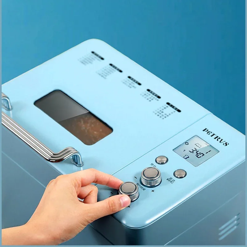 PE9709 electric bread machine Bread Maker toast kneading machine, silent sprinkling of fruit material new 3
