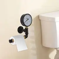 Vintage Toilet Paper Roll Holder Rustproof Industrial Toilet Paper Holder for Washroom 1