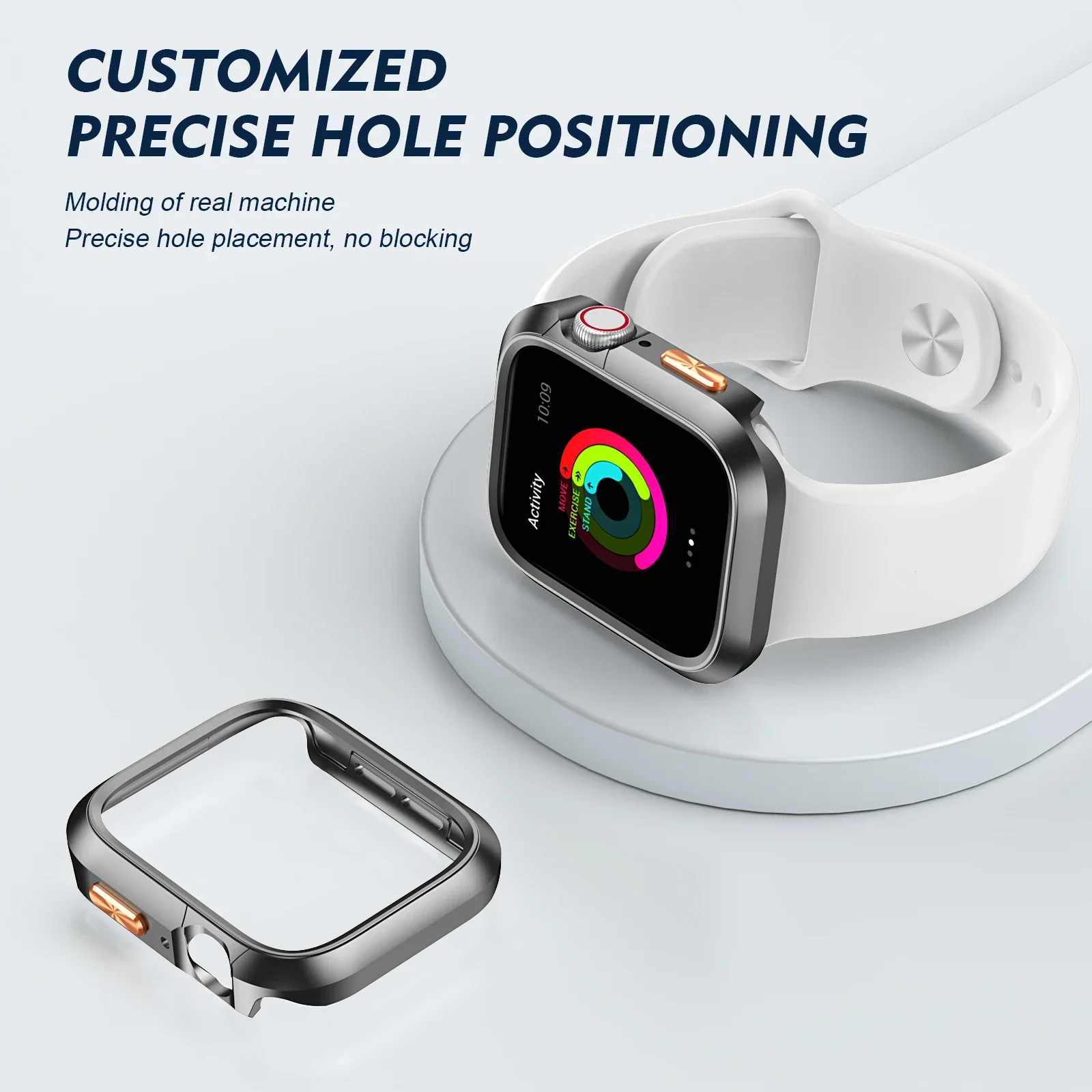 Durable Protective Frame Bumper Cover for Apple Watch - Unisex Watch Case