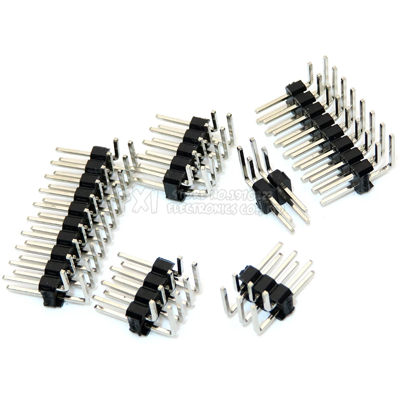 R/A 2.54mm Double Row Right angle Male Breakaway PCB Board Pin Header Connector Pinheader 2 * 3/4/10/12/15/40Pin For Arduino R/A 2.54mm Double Row Right angle Male Breakaway PCB Board Pin Header Connector Pinheader 2 * 3/4/10/12/15/40Pin For Arduino