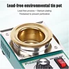 Soldering Tool Stainless Steel Solder Pot Plating Station Welding Repair Tool Temperature Adjust Molten Tin Crucible Furnace 3