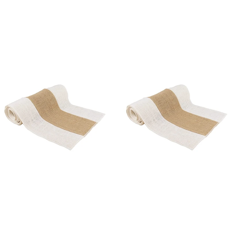 

2 шт., джутовая настольная дорожка для кухни, 72 дюйма