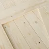 42" x 96" Unfinished Supported Multi-Section Barn Door With 8' Sliding Door Hardware Kit Double-Sided Simple Assembly Required 3