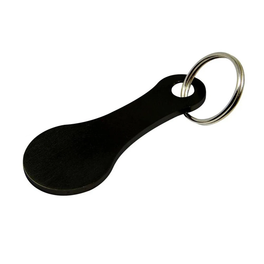 Grocery Cart Token Hook Coin Holders Keyring Accessories Stainless Steel Keychain Shopping Ornament Bottle Opener for Men Women 4