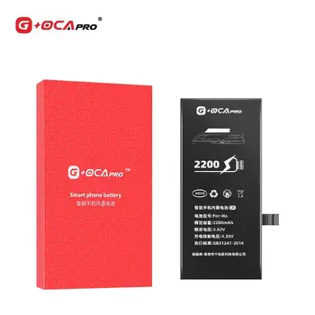 G + OCA 프로 대용량 휴대폰 배터리, 아이폰 6G 6s 6p 6sp 7 7p 8 플러스 X Xr Xs 맥스 11 12 13 프로 14 애플 배터리