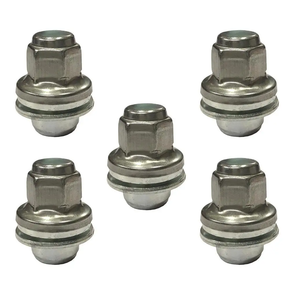 5 pc Factory Style Lug Nut , 5 Pack Chrome for Resistance Chemical Corrosion And Heatresistance