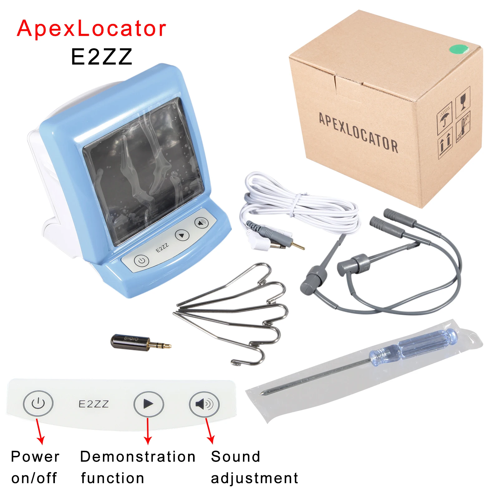 

Dental Apex Locator Root Canal Finder Endodontic Woodpecker Style Files Measure LCD Screen Dental Appliances