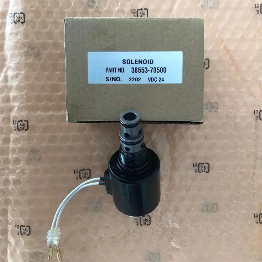 

Construction Machinery Parts Excavator Crane Solenoid Diversion Valve SD1231-C-11 DC24V Solenoid Valve 38553-70500