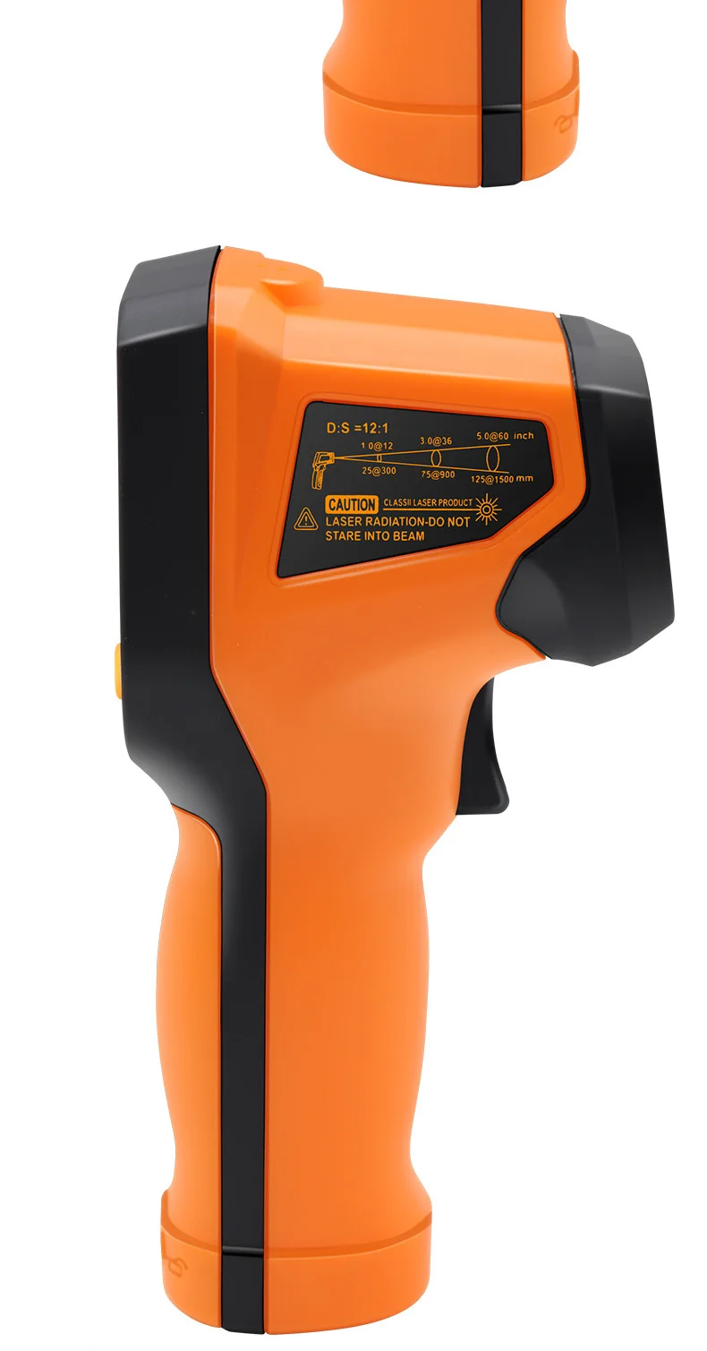 NJTY Digital Infrared Thermometer 50600℃ Laser termometro Pyrometer