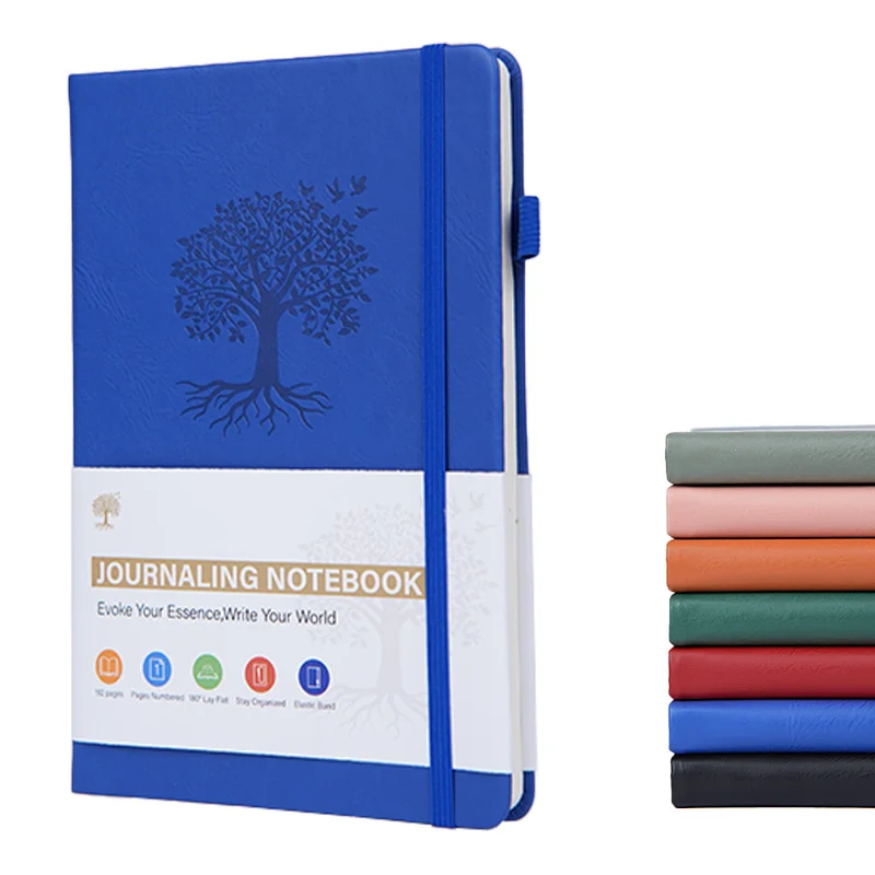 Leather Hardcover Lined Journal for Work, Travel, and Daily Journaling