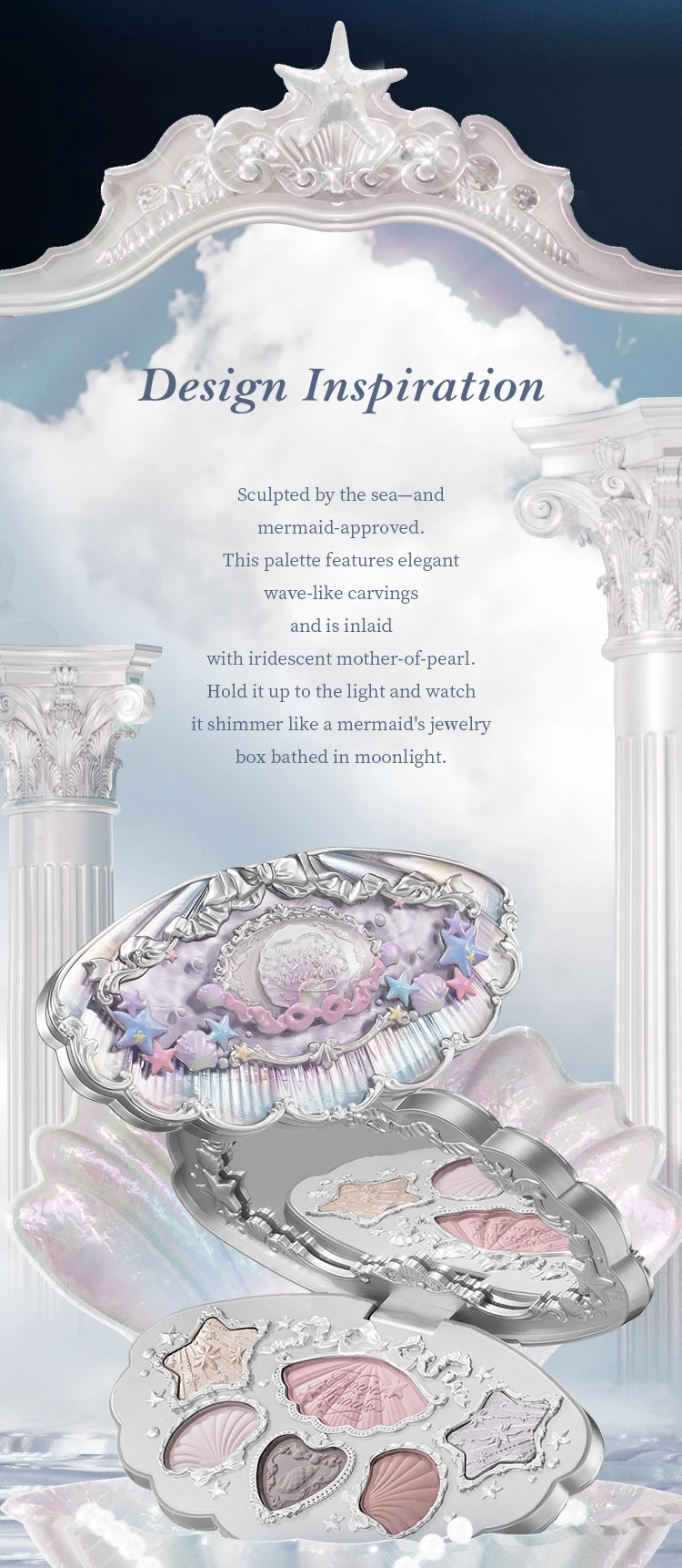 Description Picture 3 of itemFlower Knows Shell's Jewel Collection 6-Color Makeup Palette