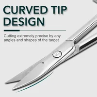 Nail Trimmer Cuticle Remover And Nails Cutter Professional Russian Manicure Inox Stainless Steel Manicure Nail Cuticle Scissors 2