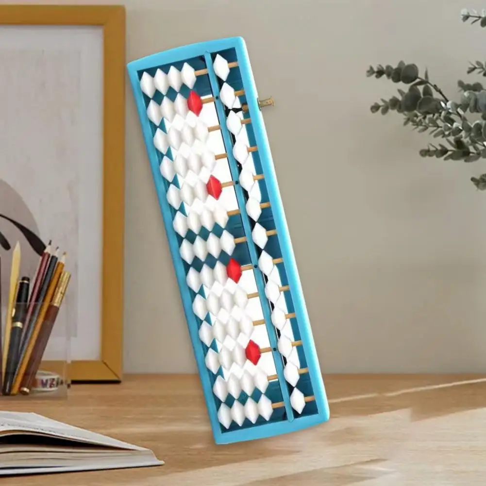 13-Row 5 Beads Abacus Mathematics Standard Abacus Soroban Learning Game Simulated Kids Beads Calculating Calculators