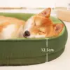 Corduroy Dog Bed Removable Washable Dogs Mat Winter Thickened Warmth Dogs Pad Soft Plush Anti-slip Pet Sofa Bed Dog Accessories 4
