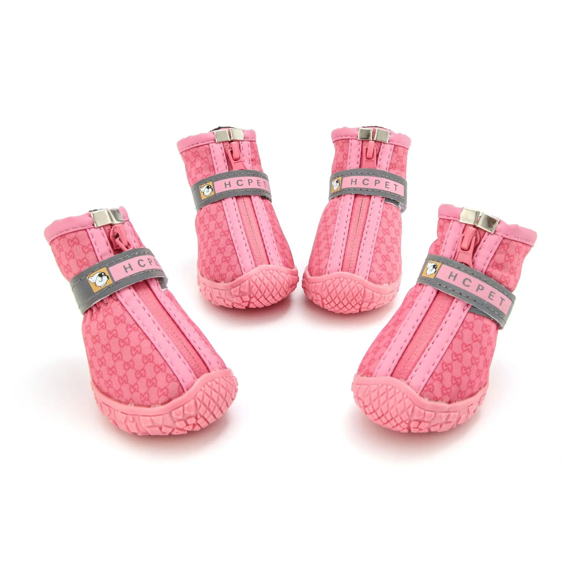 Rosa New Dog Shoes Pet Products Novos Pet Shoes Botas Impermeáveis e