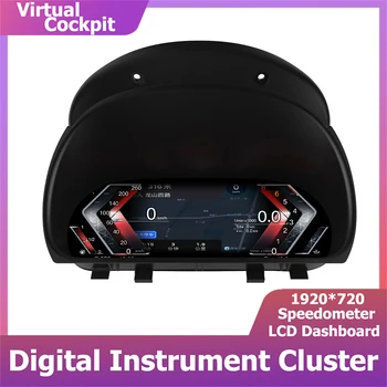 Panel de instrumentos digital con pantalla LCD CarPlay para BMW Serie 3 E90 E91 E92 E93 2007-2011, velocímetro, odómetro, panel de cabina. 1
