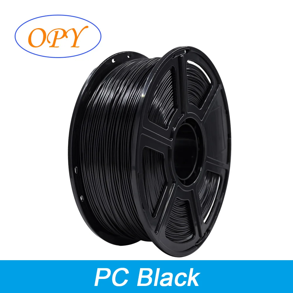 Transparent Polycarbonate 3D Printer Filament - 1.75mm, 1kg, Sample Size